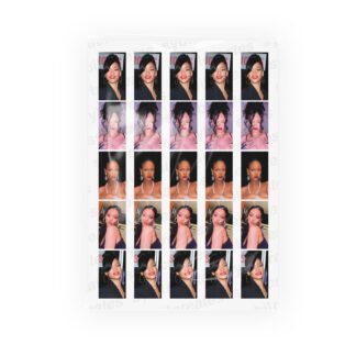 Rihanna Waterslide Nail Decals – Opaque White A6 Sheet