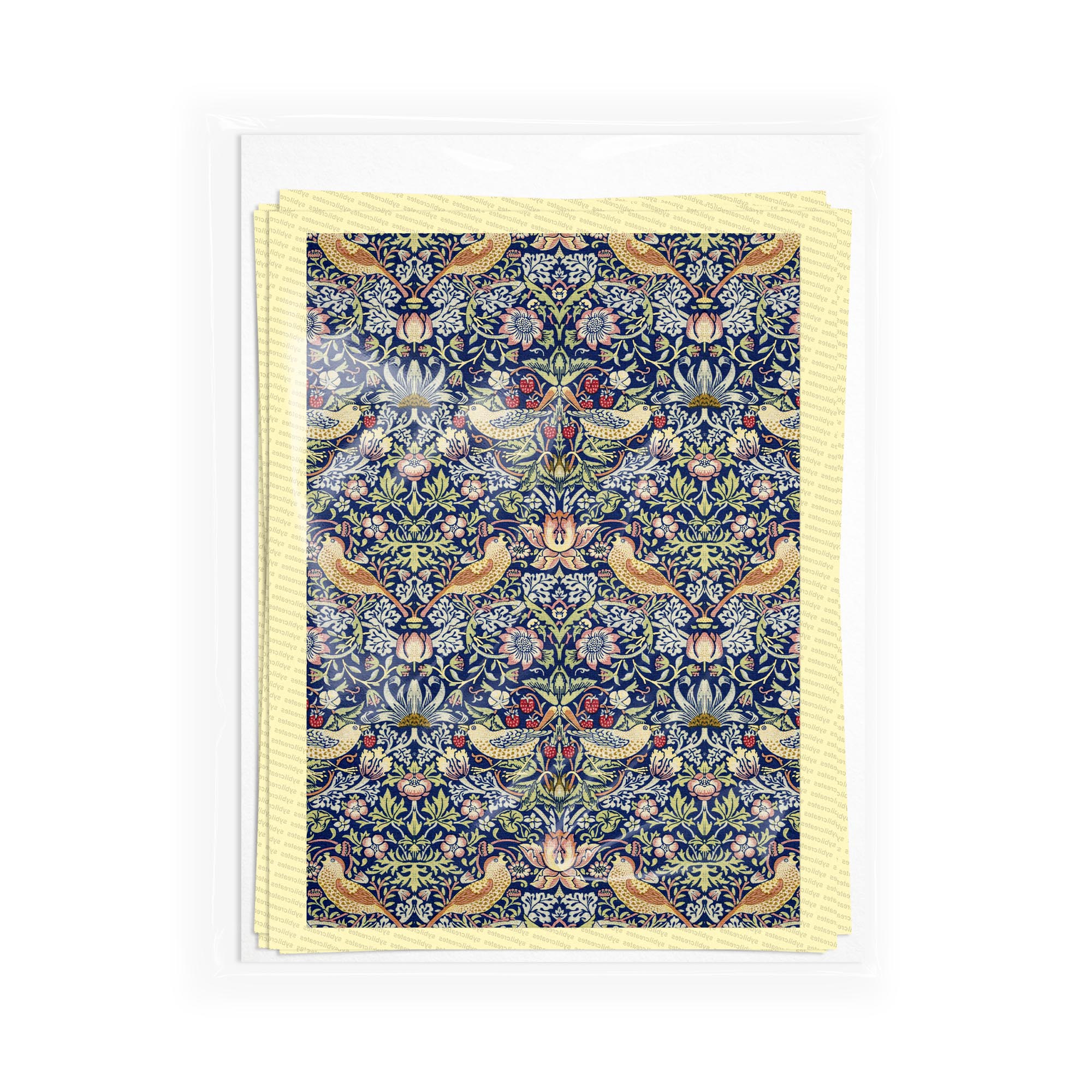 Strawberry Thief William Morris Mini Sticker Paper Pack
